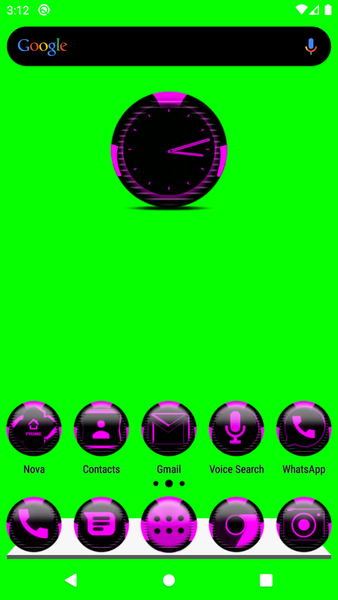 Pink Icon Pack Style 6 - Image screenshot of android app