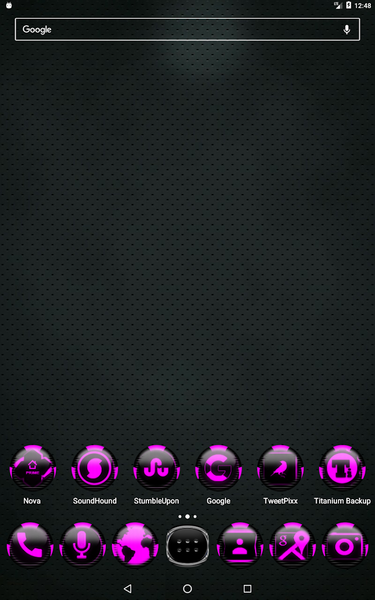 Pink Icon Pack Style 6 - Image screenshot of android app
