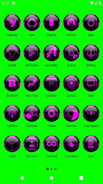 Pink Icon Pack Style 6 - عکس برنامه موبایلی اندروید