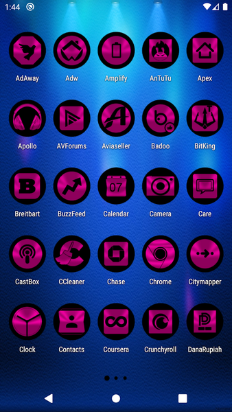 Oreo Pink Icon Pack - Image screenshot of android app