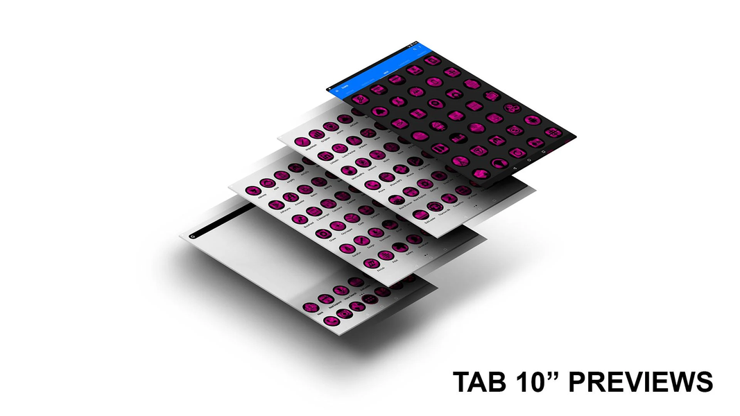 Oreo Pink Icon Pack - عکس برنامه موبایلی اندروید