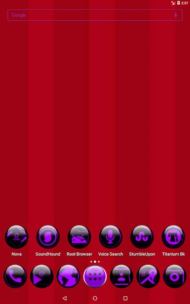 Purple Glass Orb Icon Pack - Image screenshot of android app