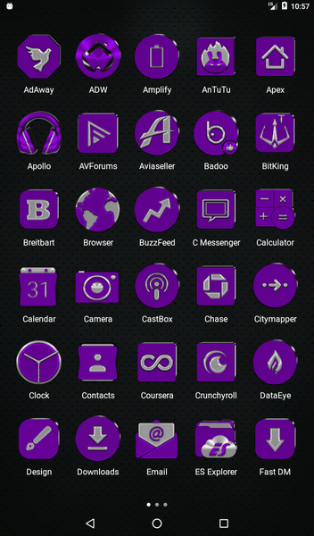 Purple Icon Pack - عکس برنامه موبایلی اندروید