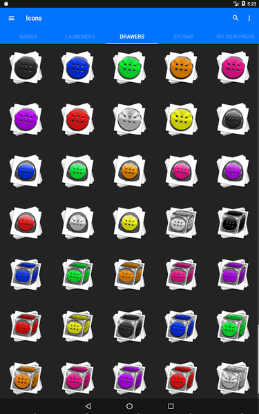 Purple Icon Pack Style 5 - Image screenshot of android app