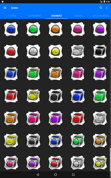 Purple Icon Pack Style 4 - Image screenshot of android app