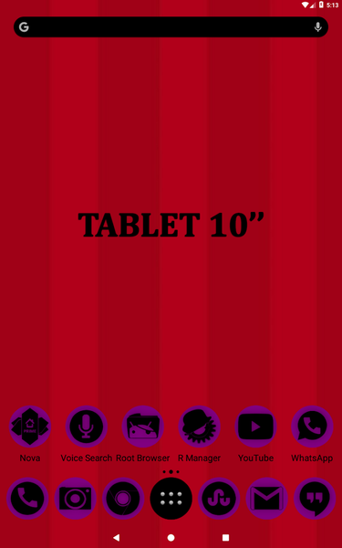 Oreo Purple Icon Pack P2 - Image screenshot of android app