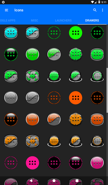 Oreo Purple Icon Pack P2 - Image screenshot of android app