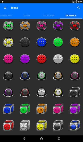 Red and Black Icon Pack - Image screenshot of android app