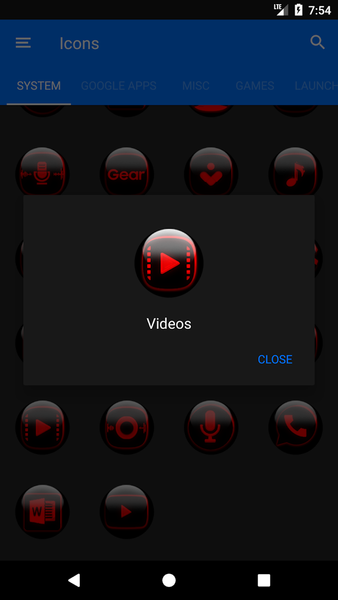 Red Glass Orb Icon Pack - عکس برنامه موبایلی اندروید