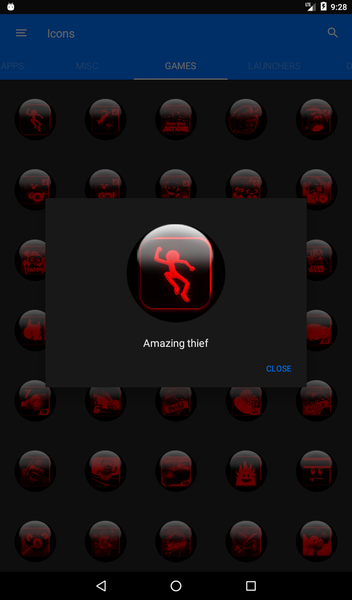 Red Glass Orb Icon Pack - عکس برنامه موبایلی اندروید