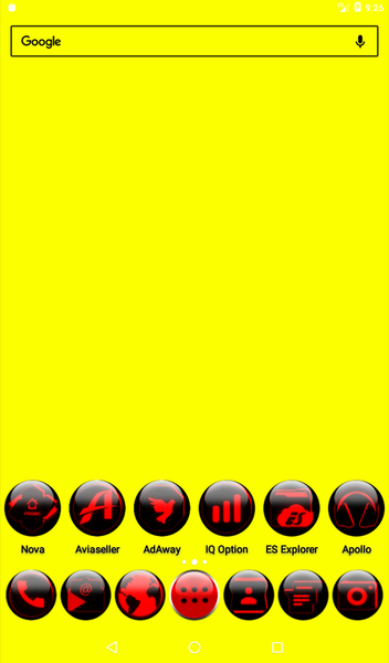 Red Glass Orb Icon Pack - عکس برنامه موبایلی اندروید