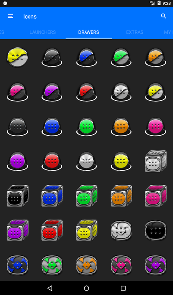 Red Glass Orb Icon Pack - عکس برنامه موبایلی اندروید