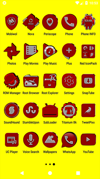 Red Icon Pack - Image screenshot of android app
