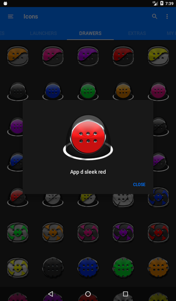 Red Icon Pack - Image screenshot of android app