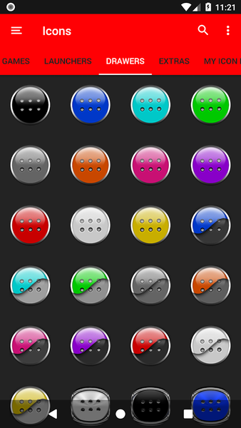 Red Icon Pack - Image screenshot of android app