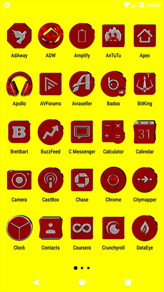 Red Icon Pack - Image screenshot of android app