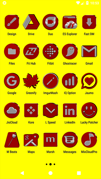 Red Icon Pack - Image screenshot of android app
