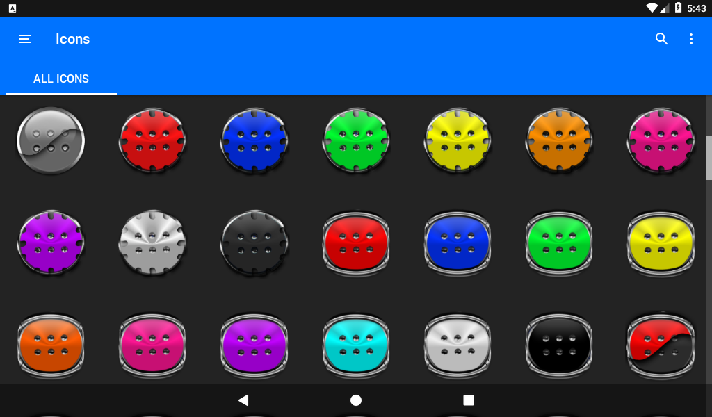 Red Icon Pack Masked - Image screenshot of android app