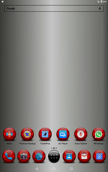 Red Icon Pack Masked - Image screenshot of android app