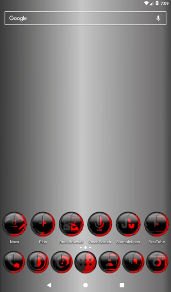 Red Icon Pack Style 8 - Image screenshot of android app