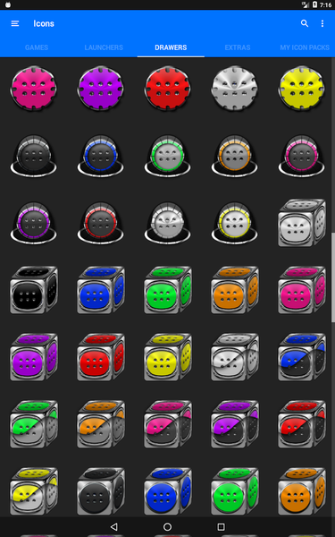 Red Icon Pack Style 8 - Image screenshot of android app