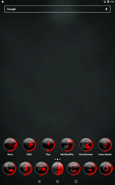 Red Icon Pack Style 8 - Image screenshot of android app