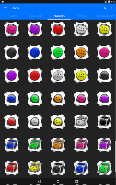 Red Icon Pack Style 8 - Image screenshot of android app