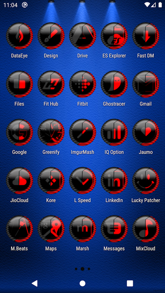 Red Icon Pack Style 8 - Image screenshot of android app