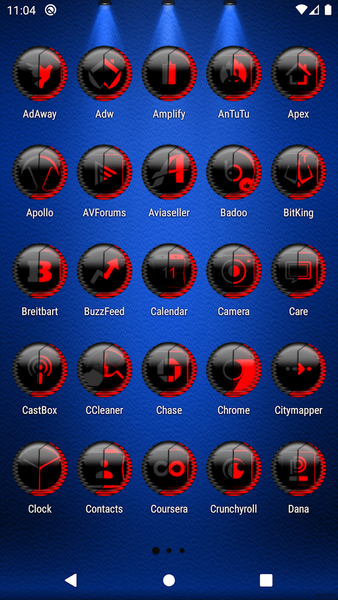 Red Icon Pack Style 8 - Image screenshot of android app