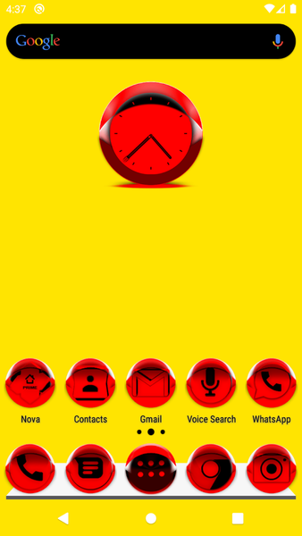 Red Icon Pack Style 4 - عکس برنامه موبایلی اندروید