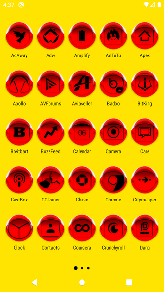 Red Icon Pack Style 4 - Image screenshot of android app