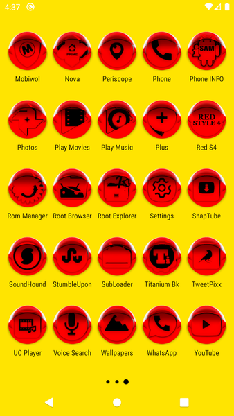 Red Icon Pack Style 4 - Image screenshot of android app