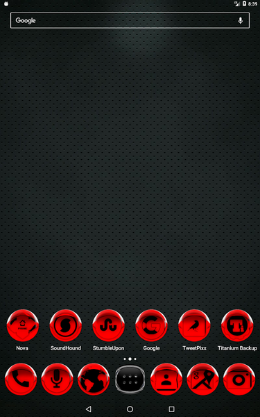 Red Icon Pack Style 4 - Image screenshot of android app