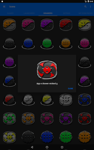 Red Icon Pack Style 4 - Image screenshot of android app