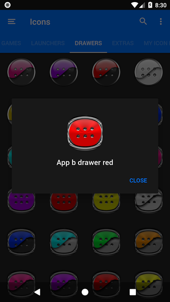Red Icon Pack Style 4 - Image screenshot of android app
