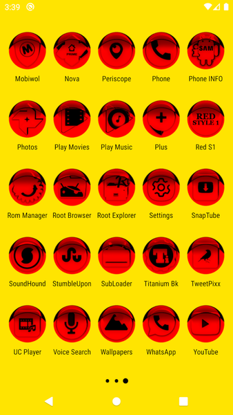 Red Icon Pack Style 1 - Image screenshot of android app