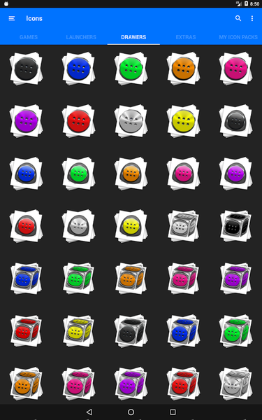 Red Icon Pack Style 1 - Image screenshot of android app