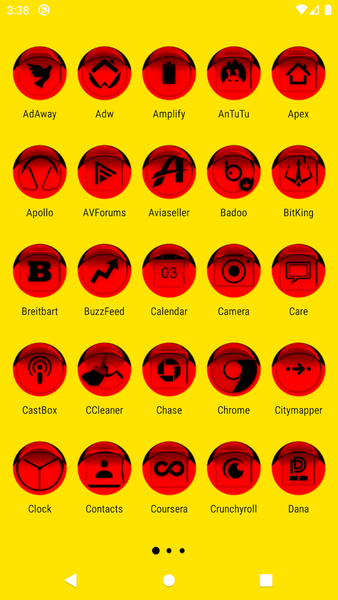 Red Icon Pack Style 1 - Image screenshot of android app