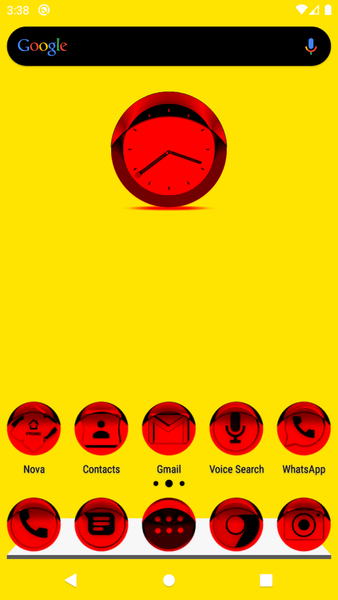 Red Icon Pack Style 1 - Image screenshot of android app