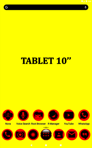 Oreo Red Icon Pack P2 - Image screenshot of android app