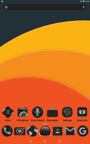 Black Icon Pack - عکس برنامه موبایلی اندروید
