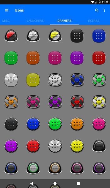 Black Icon Pack - عکس برنامه موبایلی اندروید