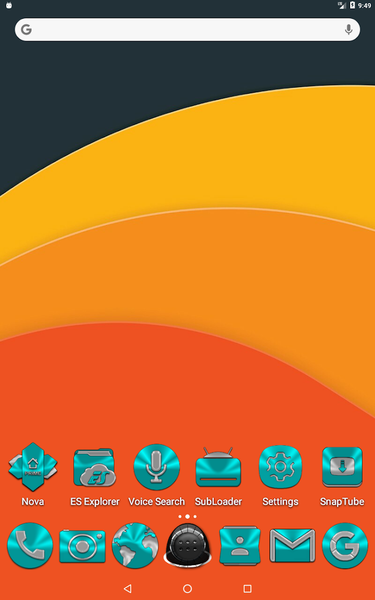 Cyan Icon Pack - عکس برنامه موبایلی اندروید