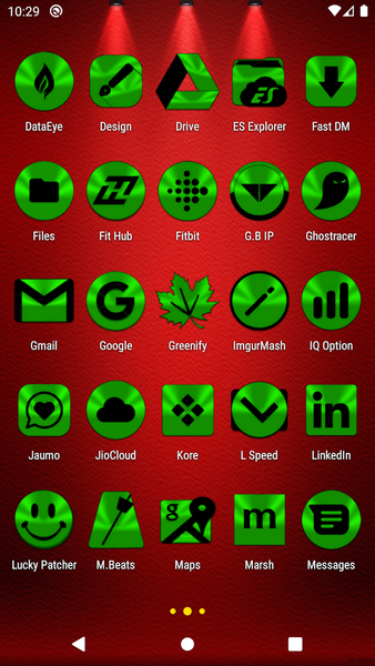 Green and Black Icon Pack - عکس برنامه موبایلی اندروید