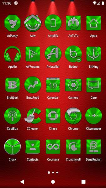 Green Icon Pack - عکس برنامه موبایلی اندروید