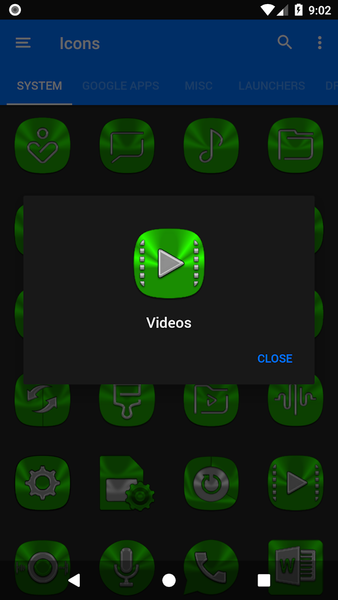 Green Icon Pack - عکس برنامه موبایلی اندروید