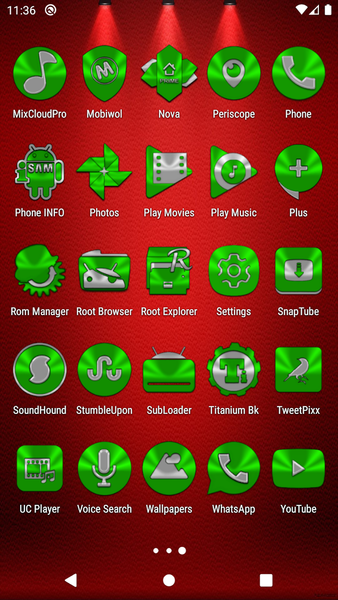 Green Icon Pack - عکس برنامه موبایلی اندروید