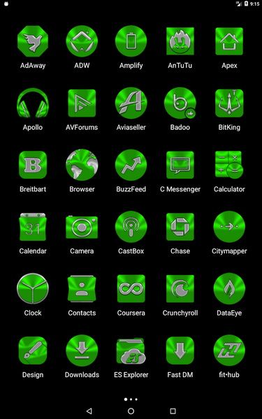 Green Icon Pack - عکس برنامه موبایلی اندروید