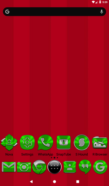 Green Icon Pack - عکس برنامه موبایلی اندروید