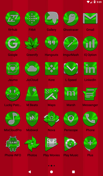 Green Icon Pack - عکس برنامه موبایلی اندروید